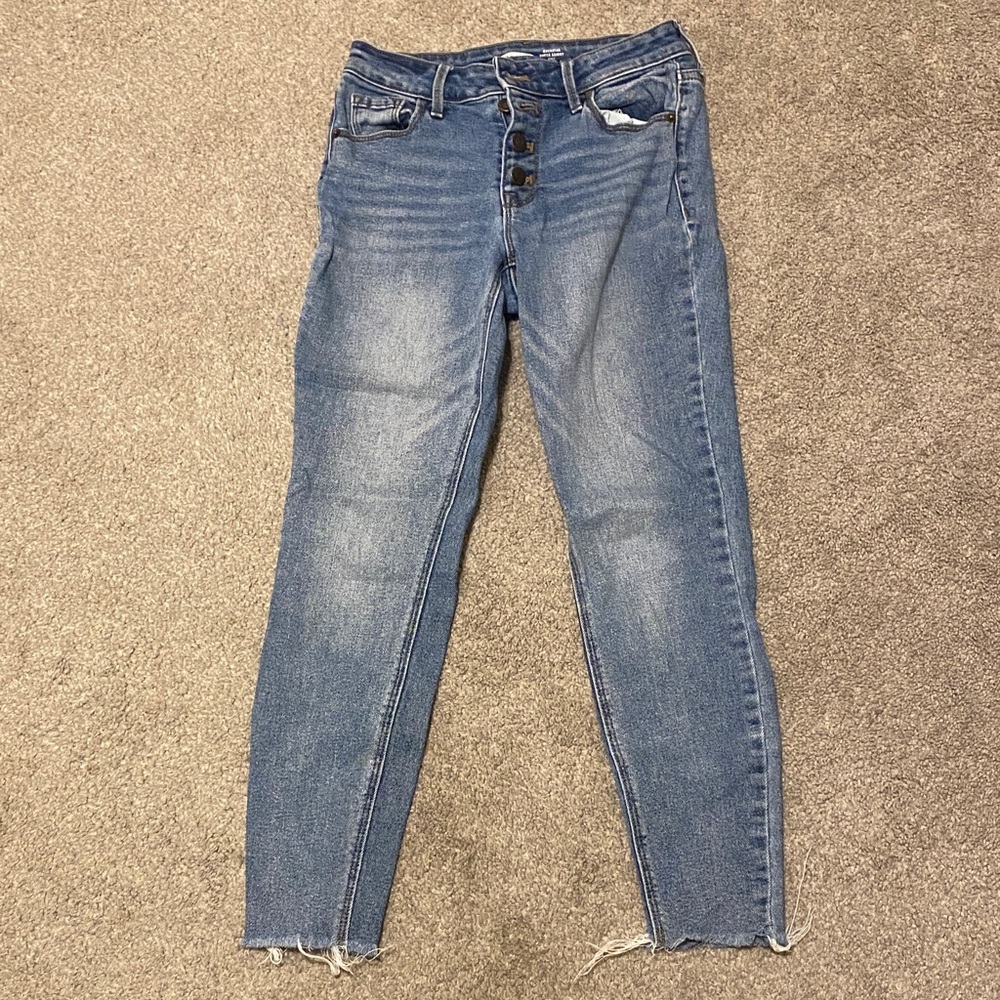 Old Navy Women's Skinny Jeans in Classic Blue